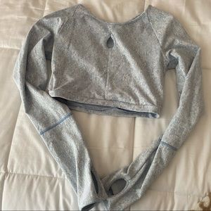 Gymshark cropped longsleeve top